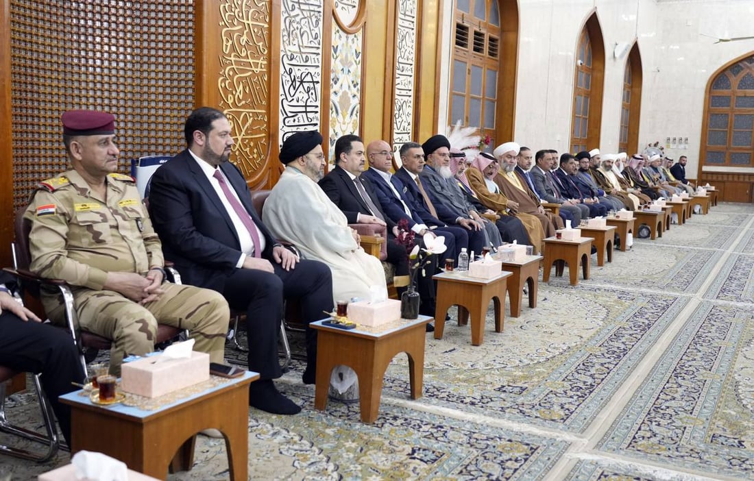 البصرة: السوداني في ديوان زعيم الشيخية وكل الوجهاء حضروا (صور)