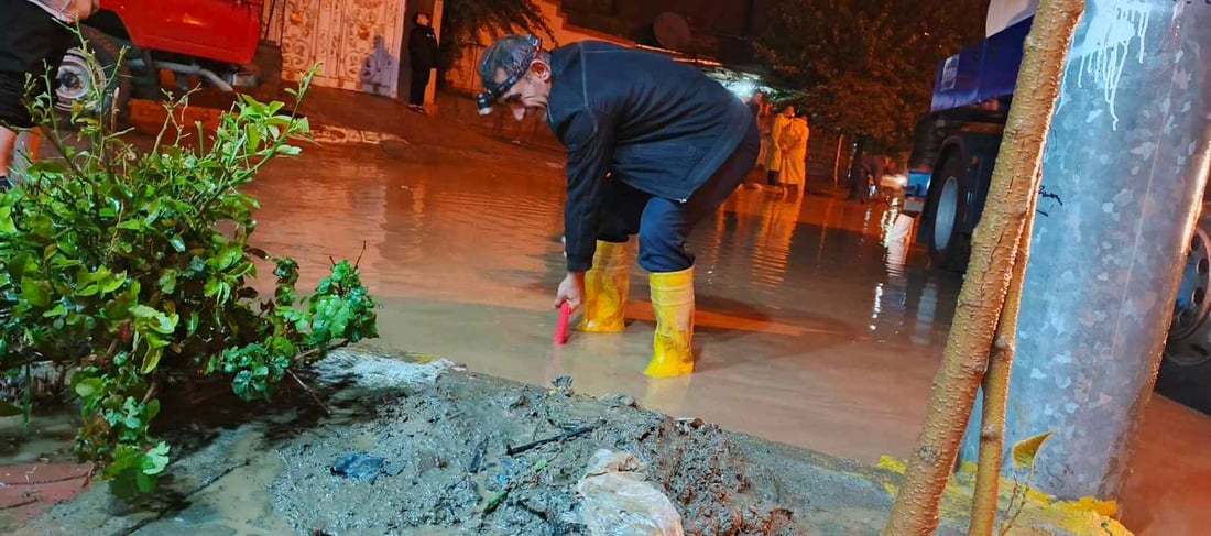 ئەمشەو سێ حاڵەتی لافاو لە سنووری ئیدارەى راپەڕین هەبووه‌