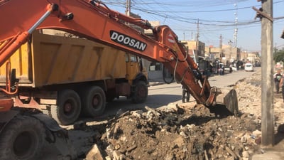 بغداد: طريق “أبو دشير” الرئيس أعرض بـ 3 أمتار.. أرصفة جديدة وتبليط (صور)