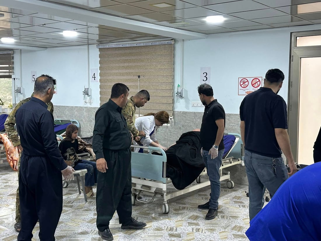 ئۆتۆمبێلێک وەرگەڕا و پێنج ئەندامی خێزانێک برینداربوون