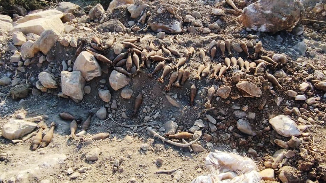 61 گولـله‌ هاوه‌ن له‌سه‌ر رێگاى ده‌ربه‌ندیخان بۆ زه‌ڕایه‌ن دۆزرانه‌وه‌ و له‌ناوبران