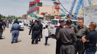 کاروانی کەسوکاری ئەنفال لە نێوان رێگای بەغدا و نوگرەسەلماندا یەکیان گرت