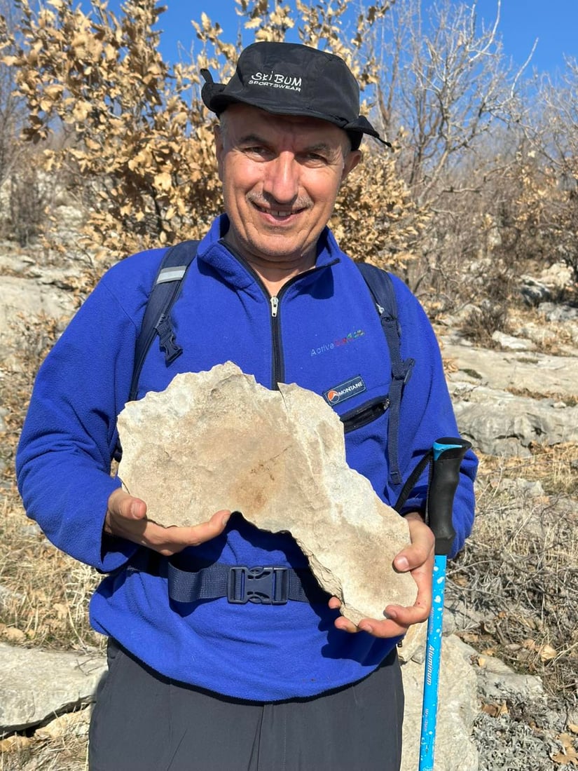 بەردێک لەسەر شێوەى کوردستانى گەورە دۆزرایەوە