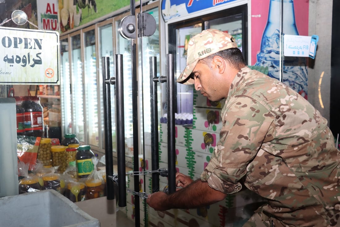 لە هەولێر 10 مارکێت و رێستۆرانت و سەرتاشخانە داخران