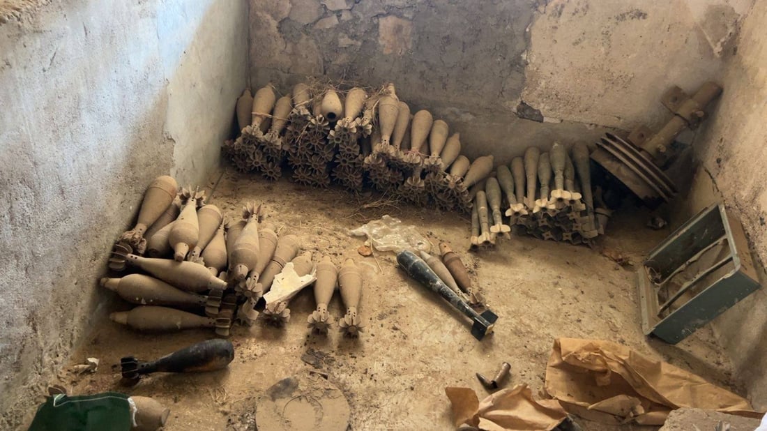 لە ئاکرێ زیاتر لە 700 پارچە گولـلە تۆپ و هاوەن و تەقەمەنی هەڵگیرانەوە