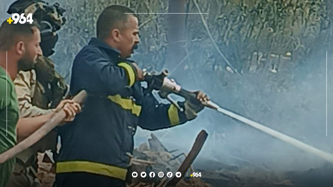 هەورەبروسكە 75 دۆنم دەغڵ و گەنمی جووتیارانی سووتاند