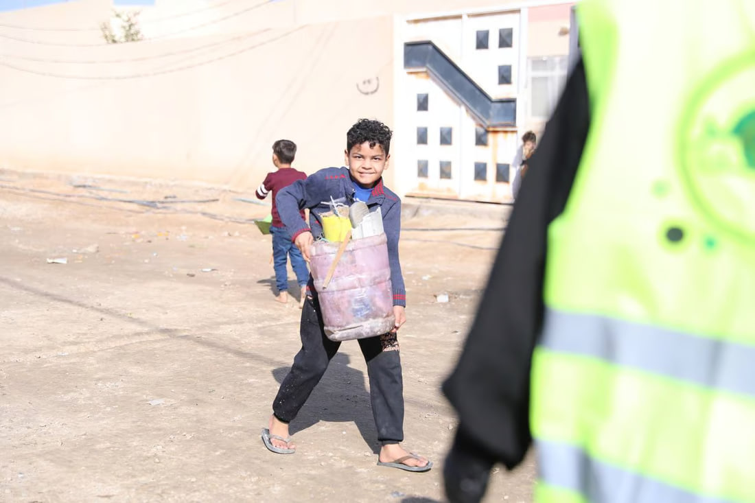 Volunteers launch ‘Zero Waste’ campaign in Al-Noor, Najaf