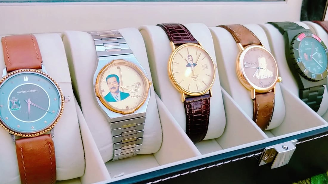 صور: بغداد تبيع ساعات صدام “سراً”.. والأسعار تصل إلى “شدة” عبر السوشيال ميديا