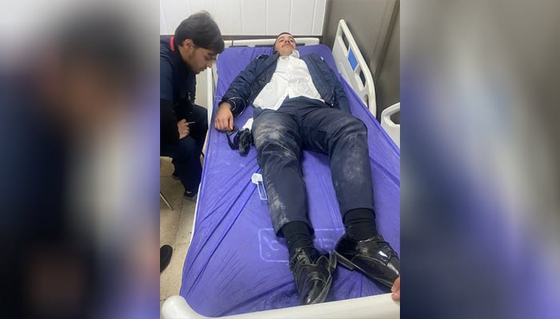 پۆلیسێکی هاتوچۆ لە لایەن شۆفێرێکەوە بریندار کرا