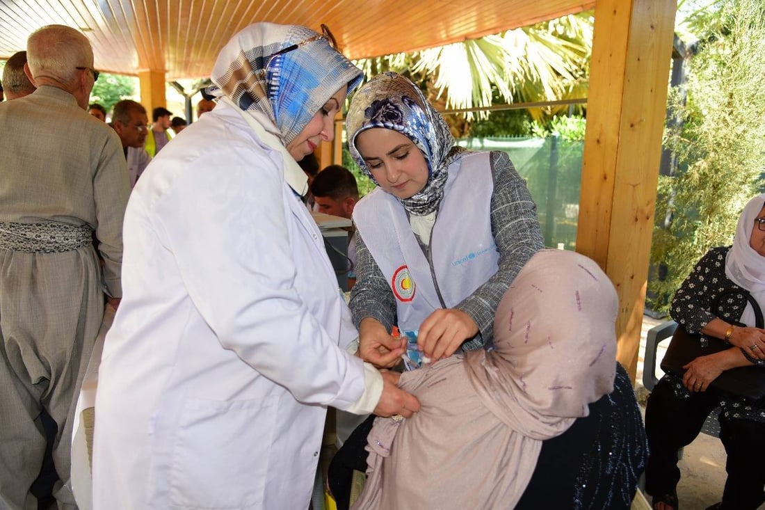 له‌ هه‌ولێر هەڵمەتی کوتان دژی ئەنفلۆنزای وەرزی دەستیپێکرد