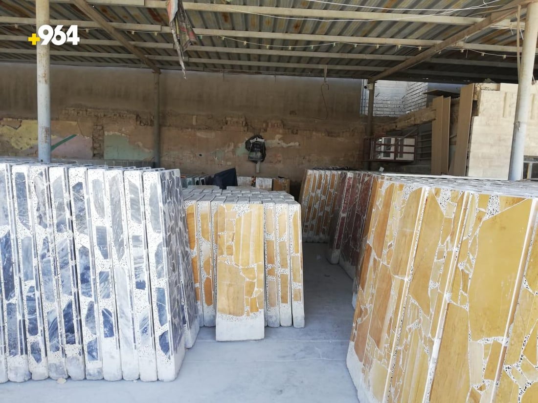 منتجها أفضل بأحجار كردستان.. معامل كاشي بغداد عاجزة أمام الإيراني “الأنيق الرخيص”