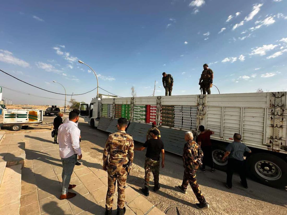 صور: الحشد يصادر أكثر من 2500 كارتون “بيرة” في الأنبار