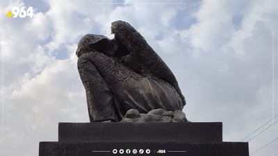 پەیکەرەکەی ژنان لە چەمچەماڵ ساڵڕۆژی بەخۆیەوە نەبینی و سووتێندرا