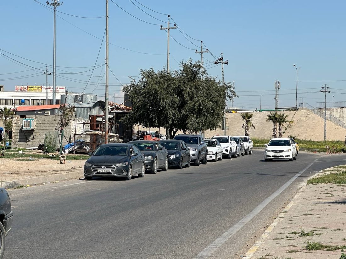 لا يوجد بنزين محسن في كركوك لهذا اليوم.. صيانة المصافي تربك حسابات السائقين