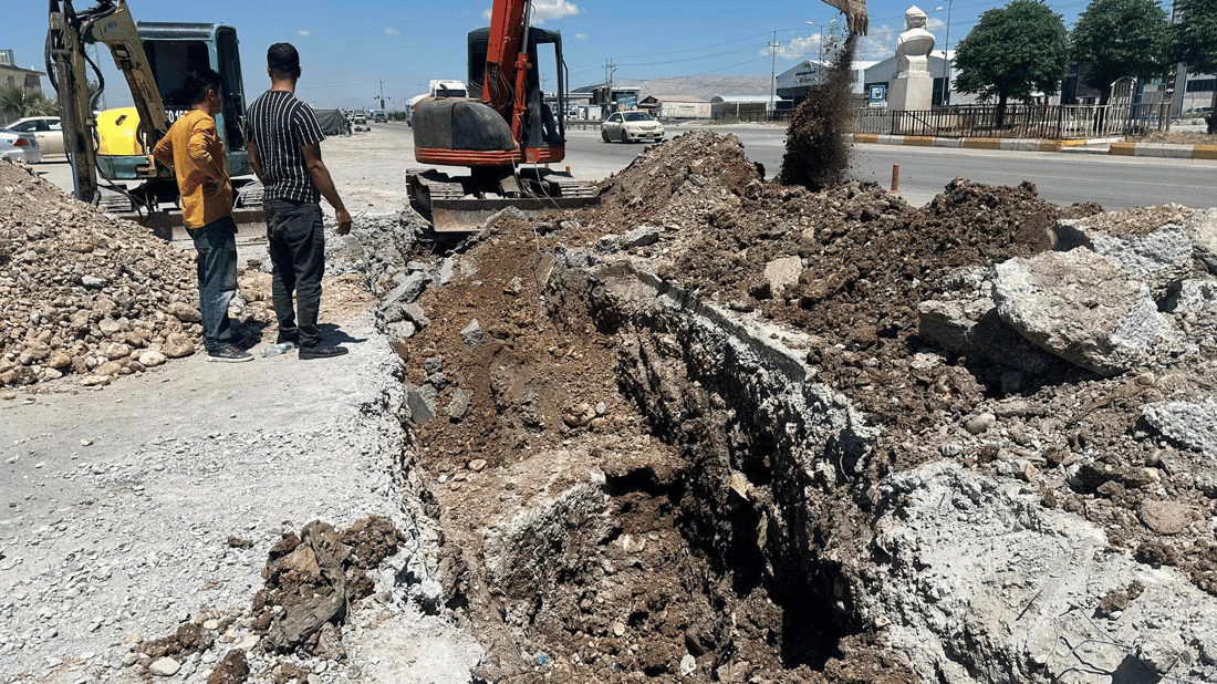 بە سێ ملیۆن دینار کێشەى کۆبوونەوەى ئاو لە زەڕایەن چارەسەر دەبێت