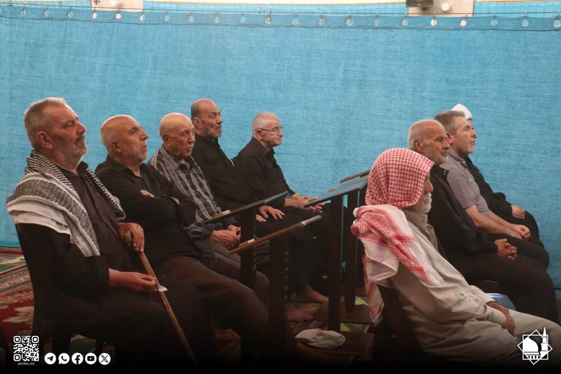 دمشق تنفي منع المجالس الحسينية في السيدة زينب وهذه صور من إحياء الليلة الأولى