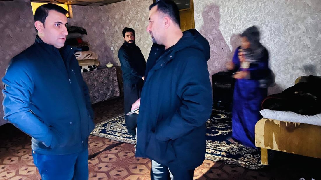 لە شەوێکی ساردی سلێمانیدا؛ خێزانێک و دوو بێلانە لە سەرما رزگارکران