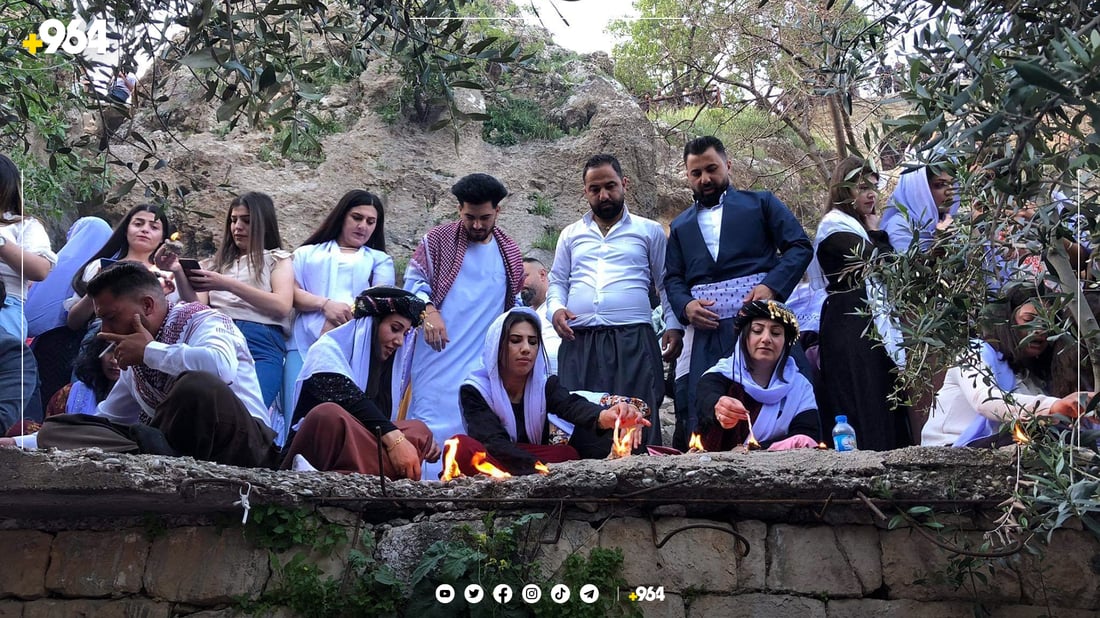 بە وێنە: جەژنی چوارشەممە سووری ئێزدییەکان