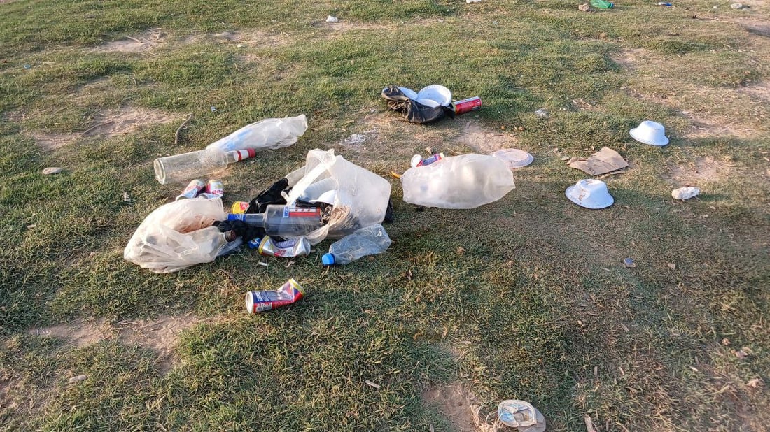سفن العثمانيين أبحرت نحو بغداد من هنا.. الزاب “قمامة على مد البصر”