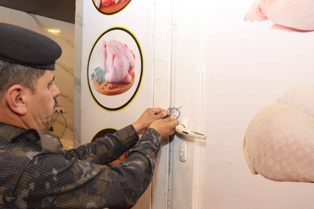 گۆشتفرۆشی محەمەد حەسەن لە هەولێر داخرا؛ قایمقام خۆی لەگەڵ لیژنەکان بوو