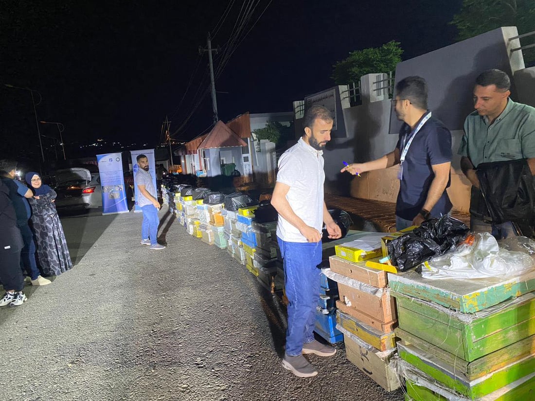 له‌ ئامێدی 20 ئه‌ندازیارى كشتوكاڵى كه‌لوپه‌لى هه‌نگه‌وانیان پێدرا