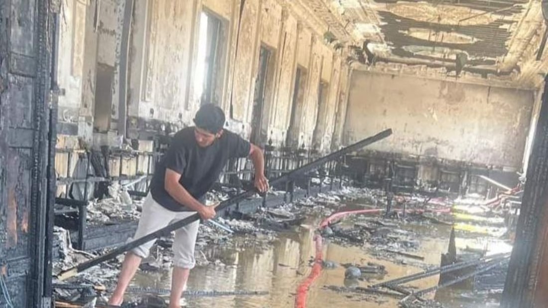 صور: النيران تشتعل في مضيف شيخ عشيرة الزياد بالسماوة “مأساة تصيب بني حجيم”