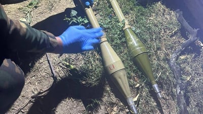 صور من مكان إطلاق الصواريخ على السفارة.. ضبط 5 قذائف في الجادرية لم تنطلق