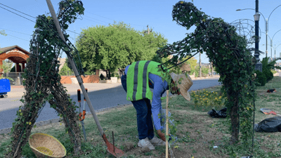 ئەندازەی پارکەکانی هەولێر پشووی نییە