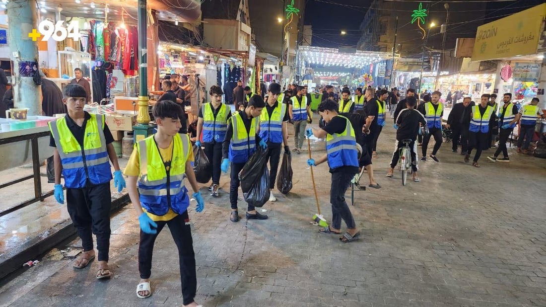 صور: بلدية السماوة لا تغطي 1600 موكب والمتطوعون نظفوا الشوارع بعد ليلة الزناجيل