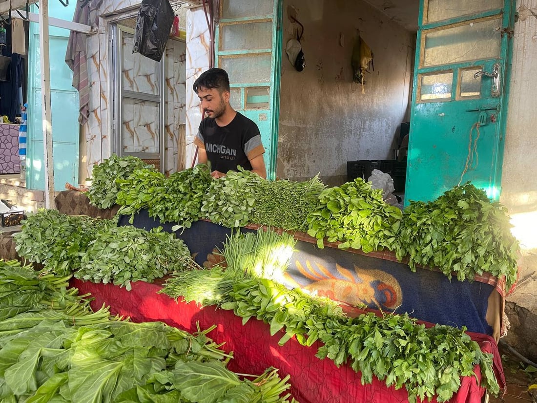زبائن هيت يفضلون “خضرة أحمد”.. كلها من الحديقة باستثناء “الكرفس” (صور)