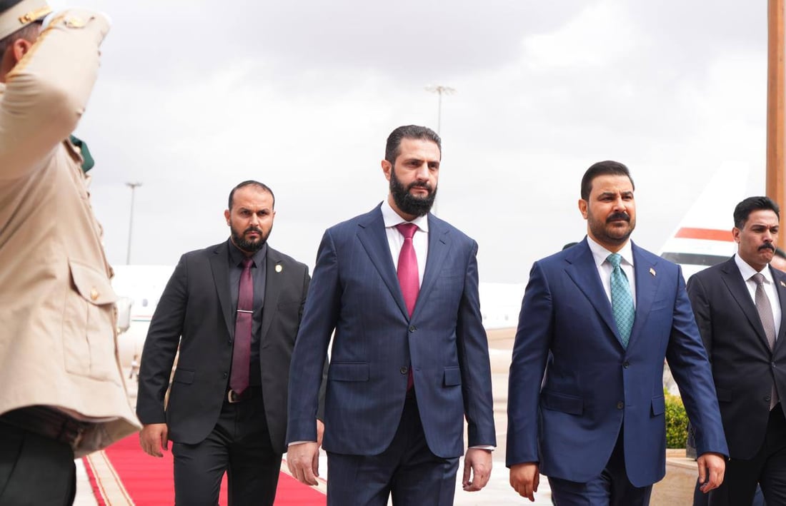 صور: أحمد الشرع يستقبل الزيدي في دمشق