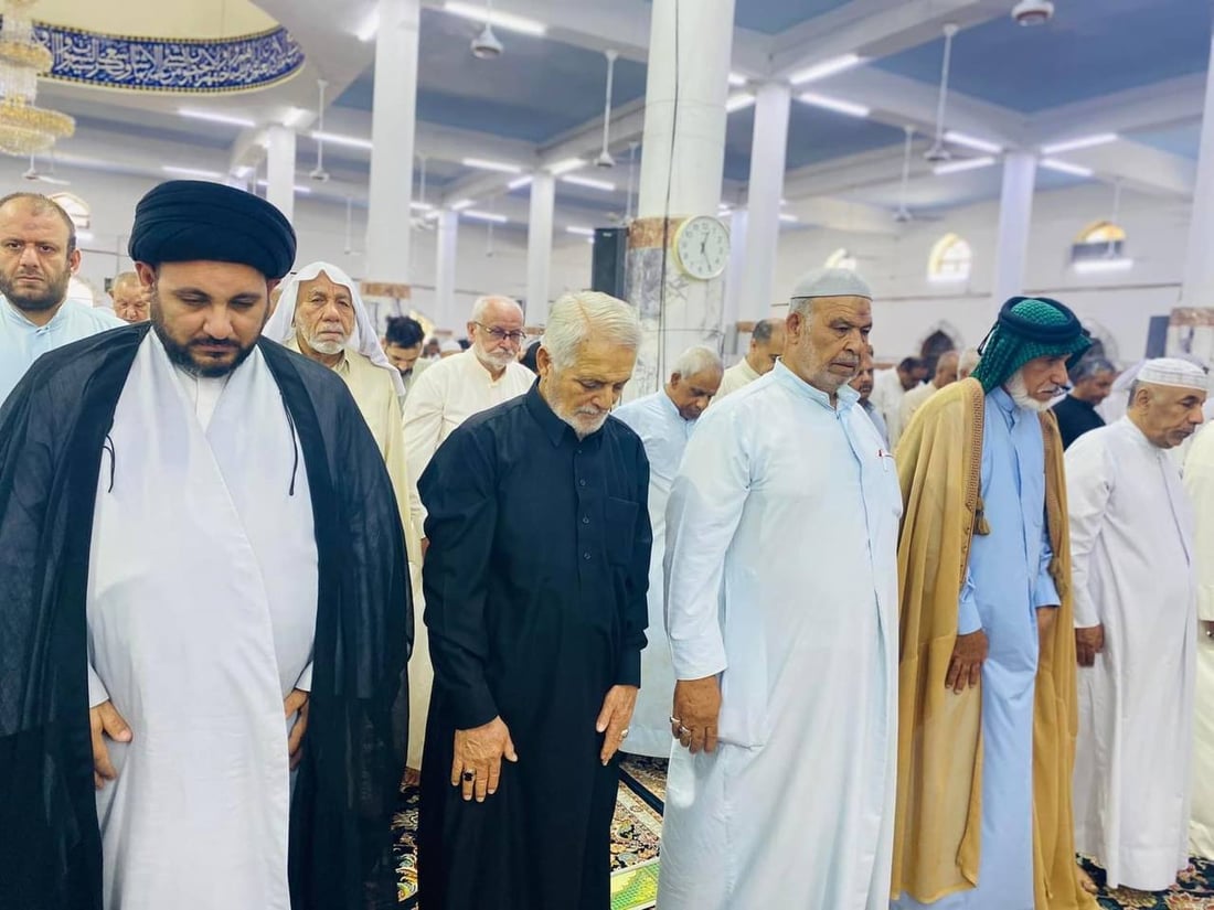 صور من صلاة العيد الموحدة في مسجدي الأبلّة والرسول الأعظم وسط وشمال البصرة