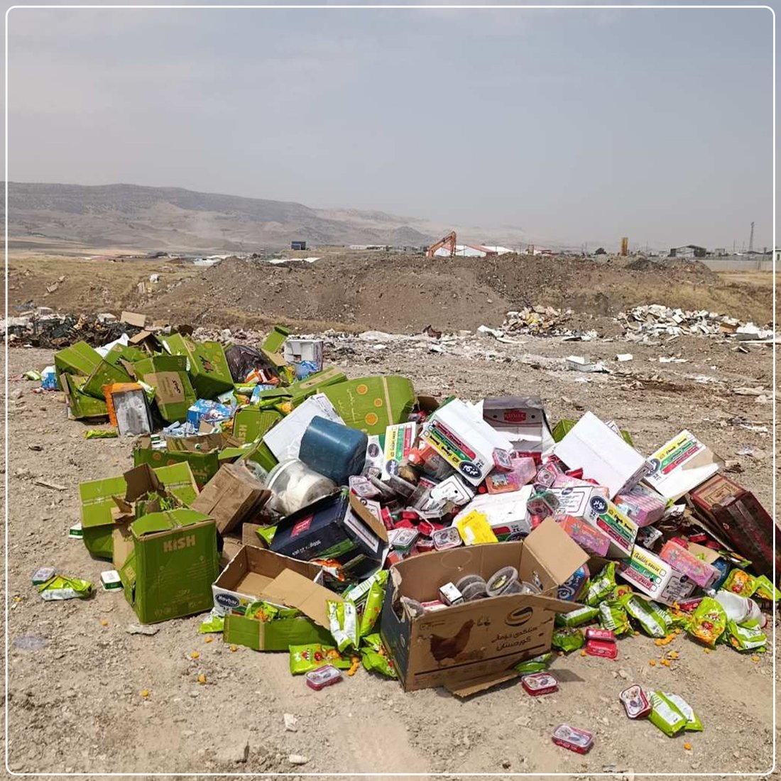 زیاتر له‌ 16 تۆن خۆراک و كاڵای خراپبوو لە سلێمانی دەستی بەسەرداگیرا