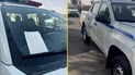 مواطن يغرم سيارة مرور مخالفة في الموصل.. كتب ورقة وعلقها على الزجاج الأمامي