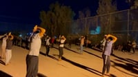 دفوف وأبواق.. مواكب المشخاب تجري تمارين ليلية على ضرب ا...