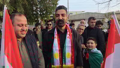 خاوەن سرودی “کوردوم و کوردستانیم” گەیشتە کەرکوک