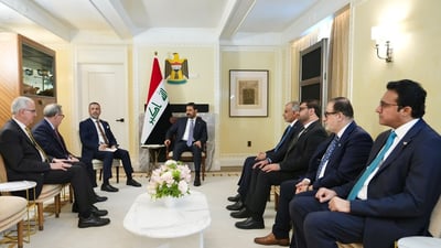 الزيدي في نيويورك يبحث الإصلاح الاقتصادي والاستثمار مع رئيس معهد الشرق الأوسط