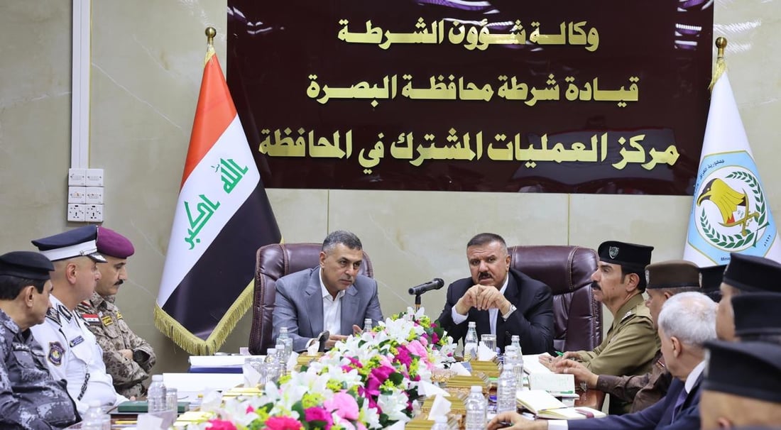 الشمري يعلن من البصرة: تعزيز أمن الشركات النفطية وضمان أجواء انتخابية مستقرة