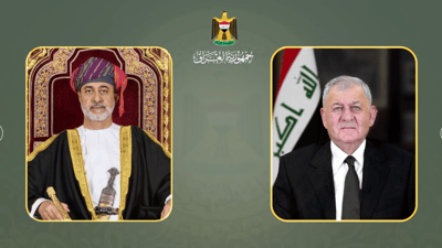 الرئيس رشيد وسلطان عُمان يؤكدان على وقف الحرب فوراً