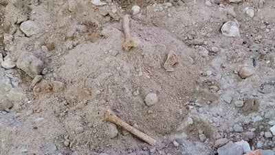 Najaf sewer project uncovers human remains and ancient pottery along main road