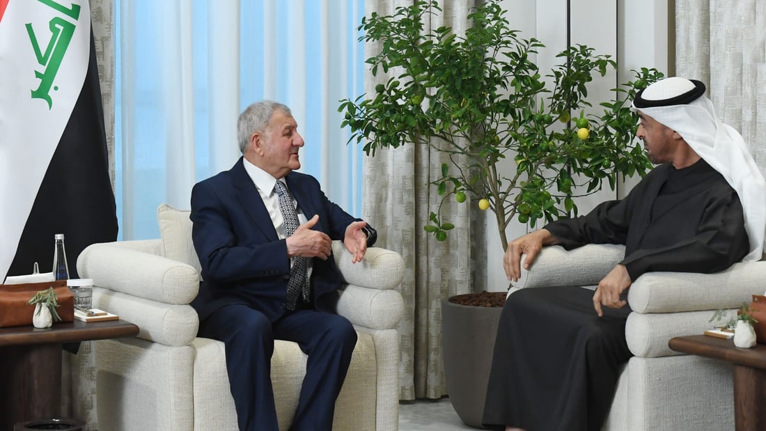 رئيس الجمهورية يبحث مع بن زايد التحديات التي تواجه المنطقة