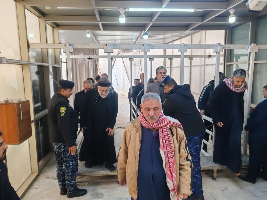 صور من تأمين زيارة الإمام علي الهادي في سامراء