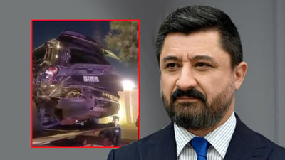 ئۆتۆمبێلێکی مەدەنی خێراییەکی زۆرەوە خۆی بە ئۆتۆمبێلەکەی خالید شوانی دا کێشاوە