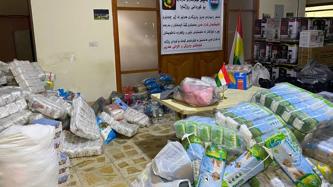 لە قەزایەکی بچوک هاوکاری و کۆمەکێکی گەورە