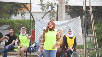 صور: طالبات التربية الرياضية يحصدن بطولة التنس في ديالى