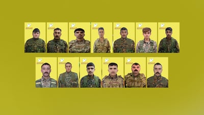 هه‌سه‌ده‌ ناسنامه‌ی 13 شه‌هیدی له‌ رۆژئاوای کوردستان ئاشکرا کرد