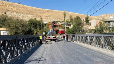 لۆدی بارهەڵگرەکان پردەکەی کاولۆکانی شکاندووە