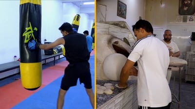 Local kickboxer wins international gold while balancing bakery job and self-funded training