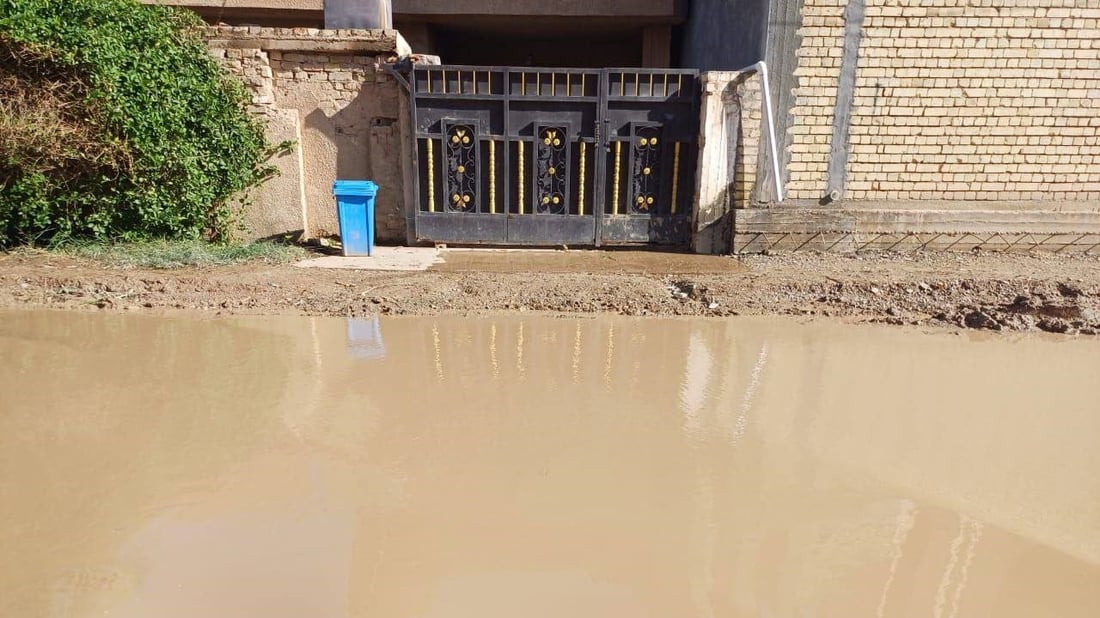 الطارمية غرقت.. الأهالي غاضبون: مشروع المجاري متلكئ ولن ننتخبكم (صور)