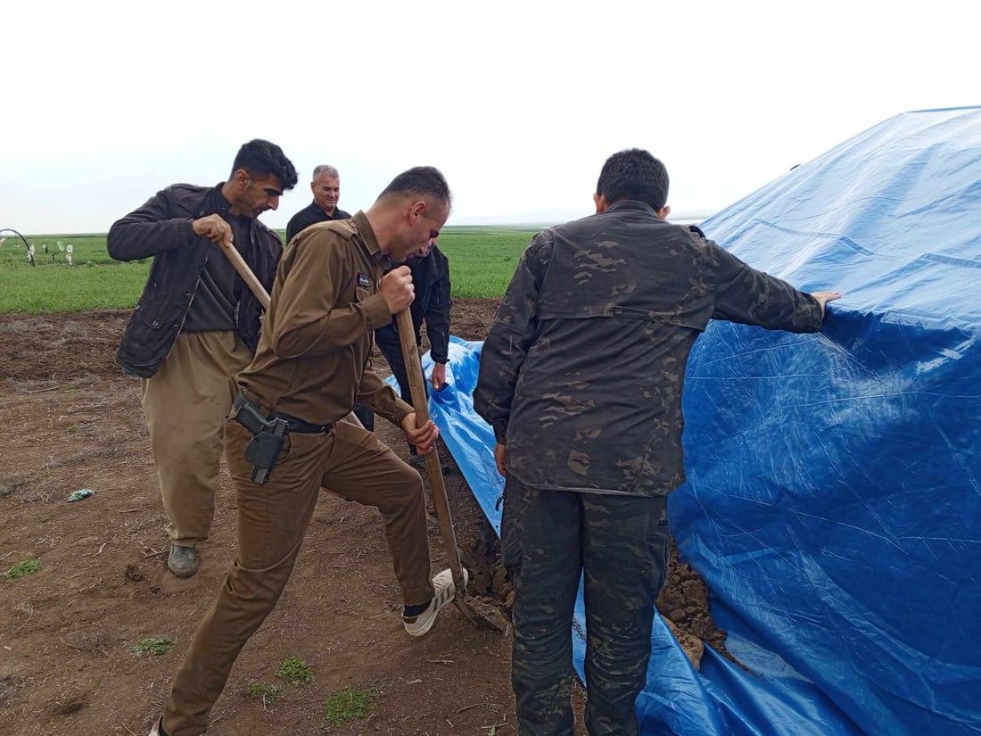 پۆلیسی دارستان خێمەیان لەسەر دەریاچەی دەربەندیخان هەڵدا 